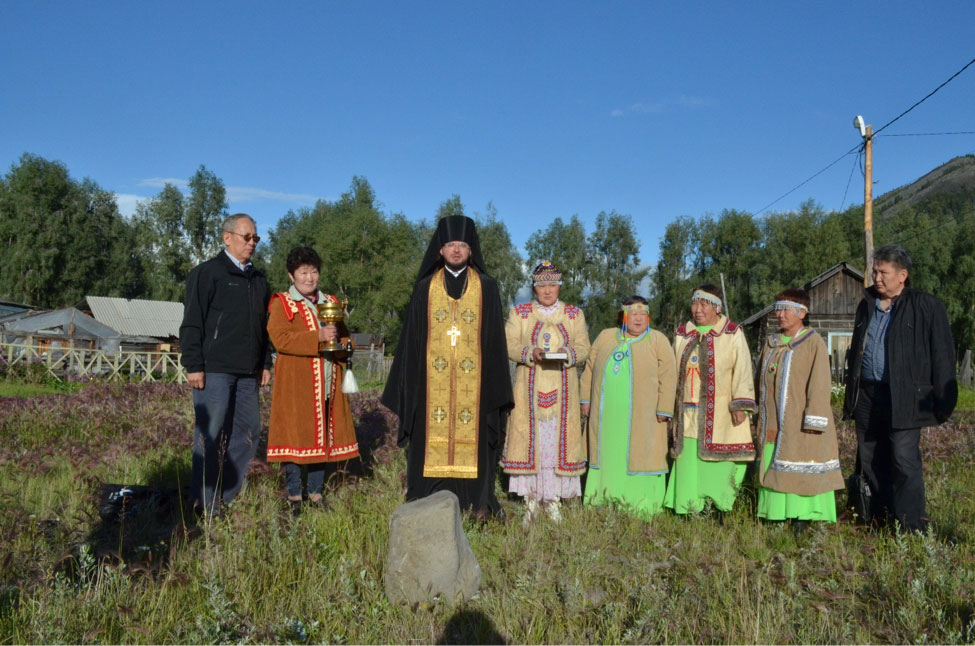 August 2015, opening ceremony and blessing of new bridge at Sebyan-Kyuol, approximately 50 km south of the Mangazeisky Silver Project